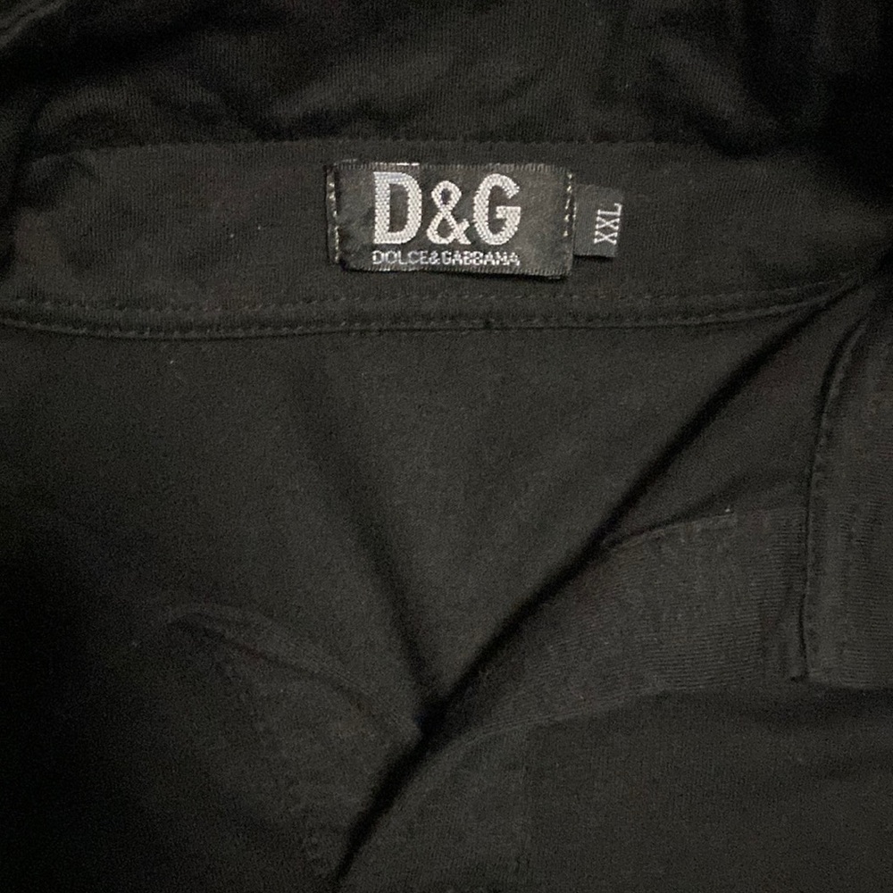 Dolce&Gabbana(Copy)Long Sleeve Collared TShirt